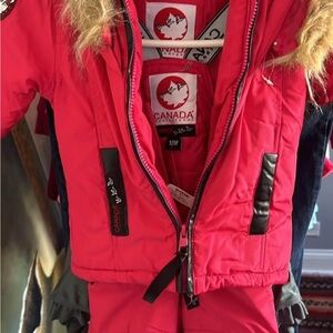 Canada Weather Gear Red Winter Jacket Set